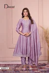Bawree By Deecee Vichitra Silk Anarkali kurtis Set

